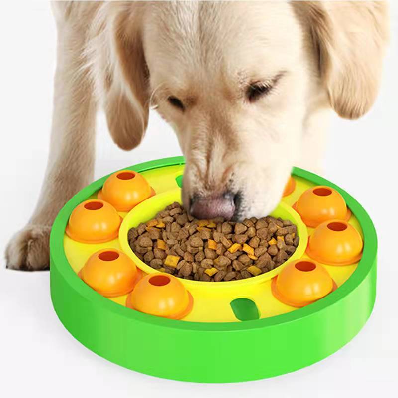 Pets Puzzle Toys Slow Feeder Interactive Increase Puppy IQ Food Dispenser Slowly Eating NonSlip Bowl Pet Dogs Training Game Pet Supplies