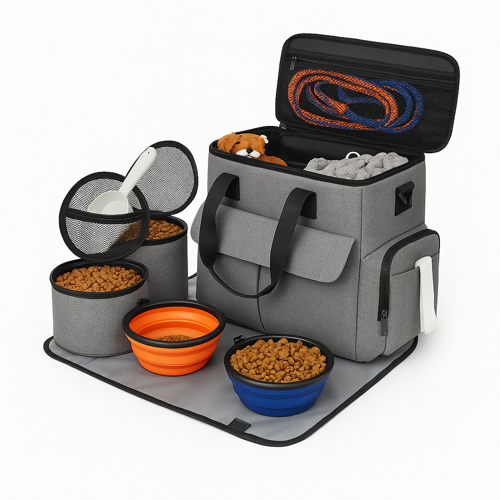 Dog Travel Bag Kit