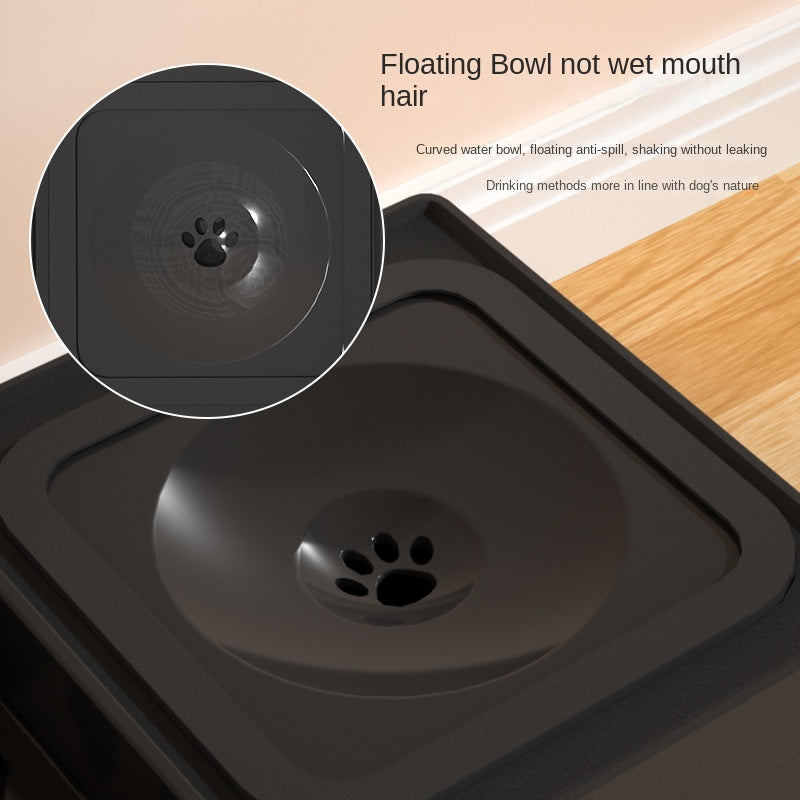 Premium Dog Double Bowls Stand Adjustable Height